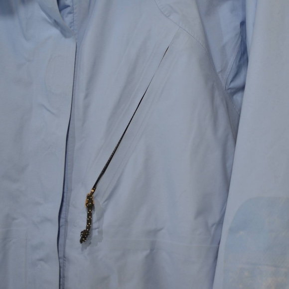 Beauty Mountain Hardwear Descent DT Hybrid Fleece Lined Light Blue Ski Jacket L - Picture 5 of 15